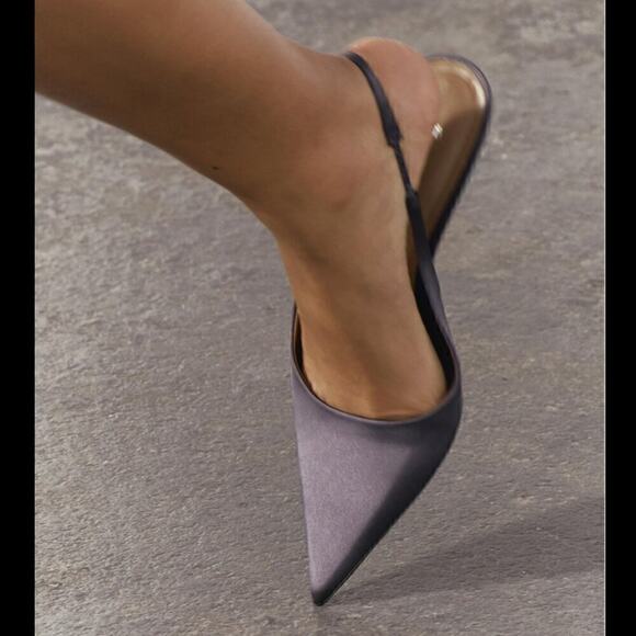 ZARA Pointed Toe Slingbacks NWT - Picture 12 of 16